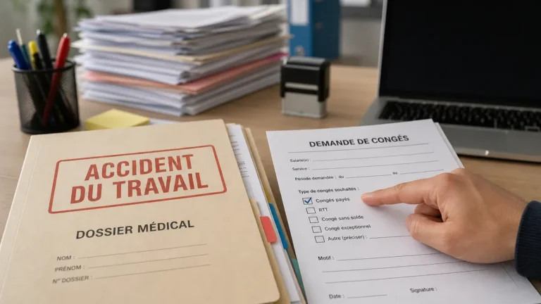 accident de travail et congés payés