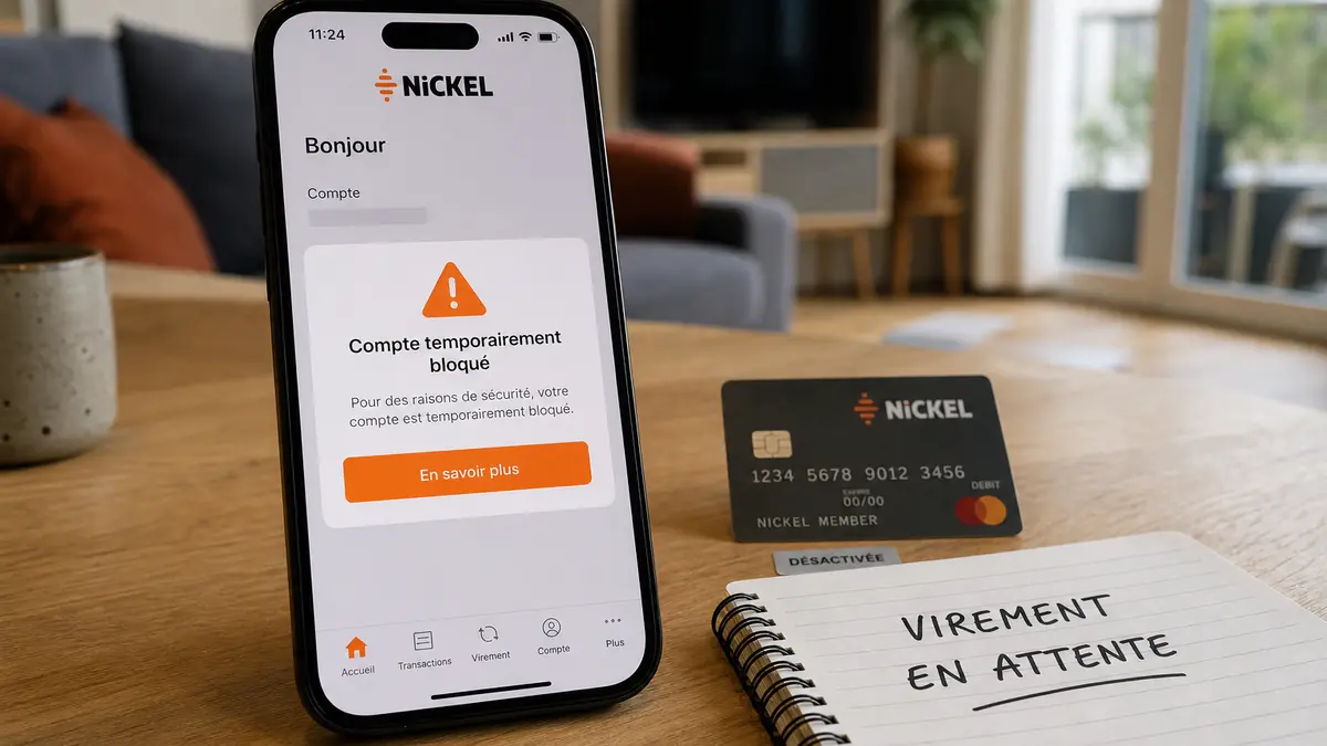 Compte nickel bloqué temporairement : Peut-on recevoir un virement ?