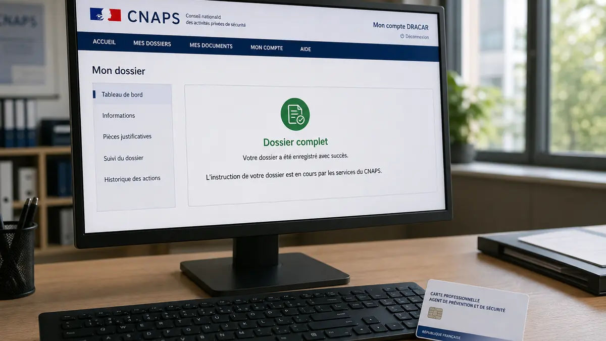 dossier complet instruction en cours cnaps