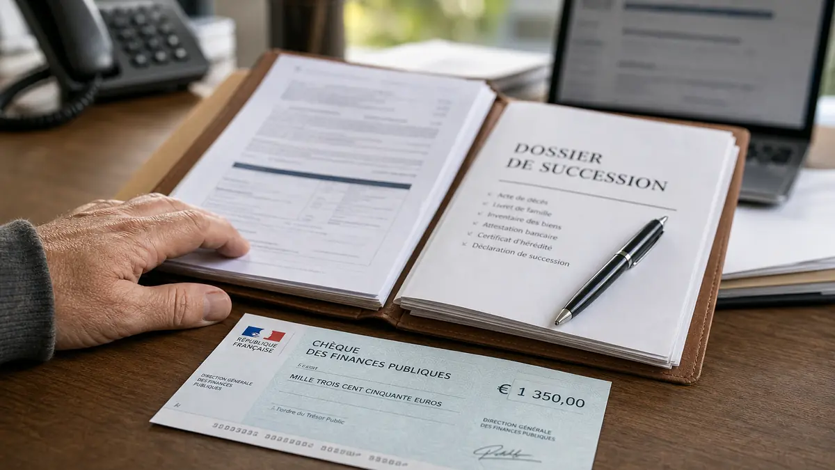 j'ai reçu un chèque des impôts pour ma mère décédée