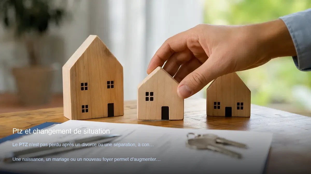 Ptz et changement de situation familiale : est-il perdu ?