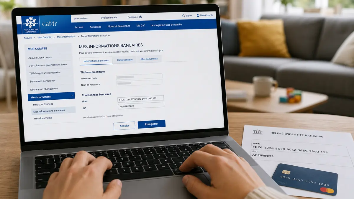 réexpédition de paiement retourne caf