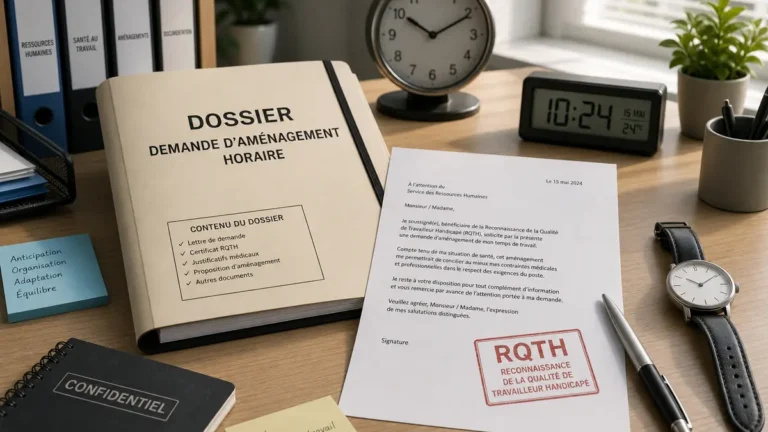 refus aménagement horaire rqth