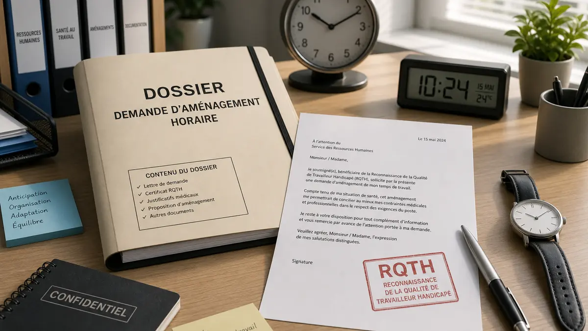 refus aménagement horaire rqth